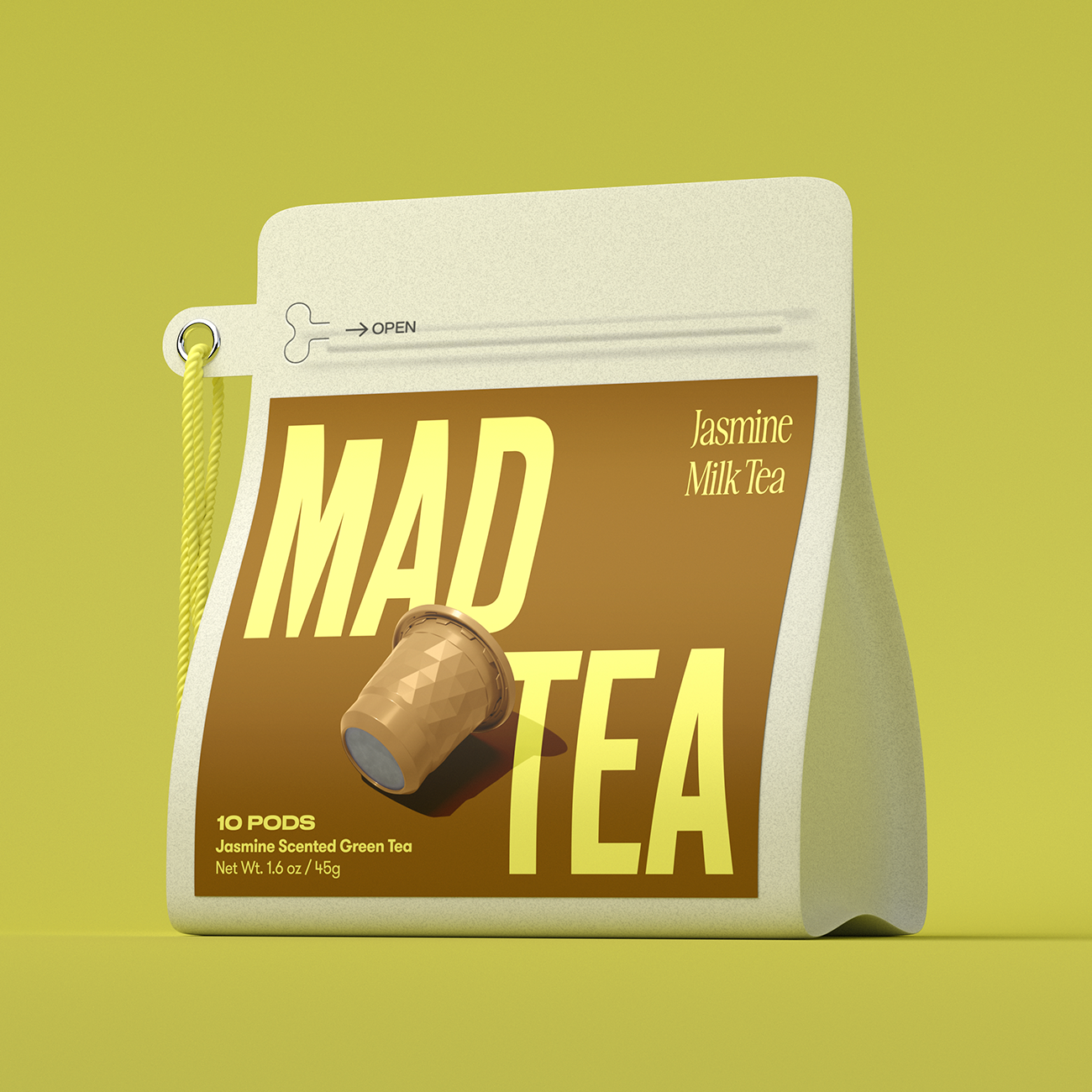 BULK Jasmine Scented Green Tea (unsweetened) - 100 Pods